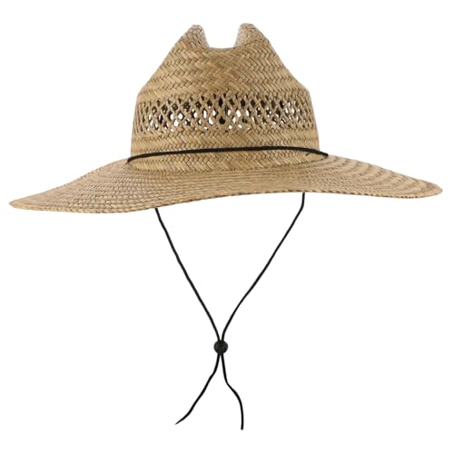 Chapeau de paille large bord pour plage jardin et extérieur en été