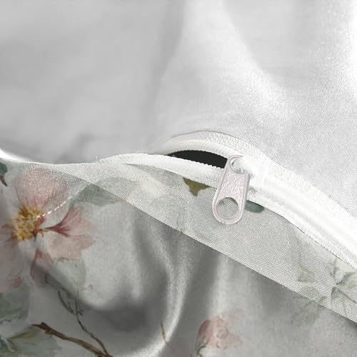 Parure de lit fleurs housse de couette 200x200 microfifbre - 8