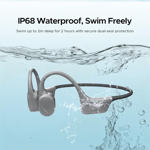 Open-Ear Bone Conduction Headphones for Swimming, IP68 Waterproof, 32G MP3 - image 4