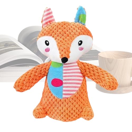 Tuyhnj 犬のぬいぐるみ、犬用の鳴くおもちゃ - 噛みつきにくいぬいぐるみ犬用噛むおもちゃ | 子犬を忙しくさせるためのおもちゃ、ペット用品、攻撃的な咀嚼者のための丈夫でインタラクティブな犬用おもちゃ