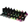 Saucony Women’s RunDry Performance Heel Tab Athletic Socks, Available in S-L (8, 16, 24 Pairs)