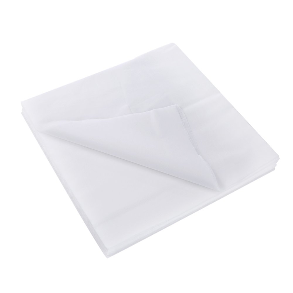 Anself Cubierta para reposacabezas sábana de masaje desechable con orificio de respiración para spa y mesa de cama de almohada 100 piezas 200ST