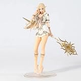 Nmomoytu Figura de acción Lineage Paradise Ii White Elf Sorceress Tomando Staff 1/7 Postura de pie Sailor Moon 24 cm