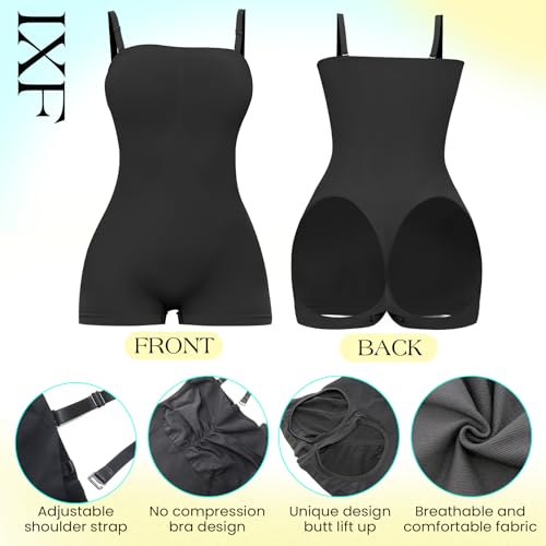 Image of Strapless Shapewear for Women Tummy Control Seamless Jumpsuit Shapewear | Bodysuit Butt Lifter Thigh Slimmer Body Shaper Seamless Under Dresses