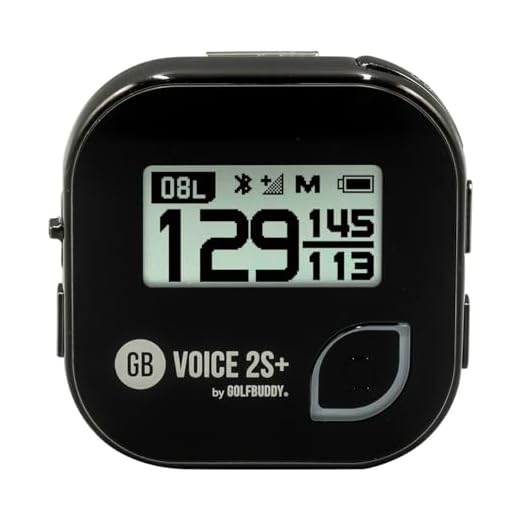 GOLFBUDDY Voice 2S+ GPS Rangefinder Black