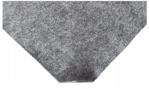 Feutre de rembourrage gris 2mm au mètre absorbant et isolant pour revêtement auto et coffre