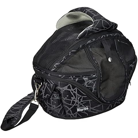 Karlie 31395 Bolso Viaje/Cama 2 en 1 Shopper de Luxe Nylon, Negro Cover