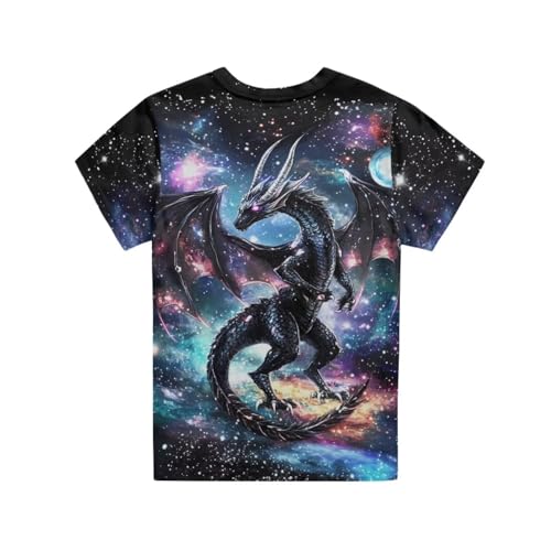 Image of Kids Graphic T-Shirt Boys Girls Novelty Tees Top Short Sleeve Shirts Summer Blouses 3-16