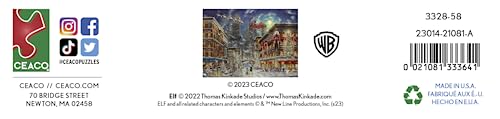 Ceaco - Thomas Kinkade Christmas Elf - 1000 Piece Jigsaw Puzzle for Adults by CEACO - Used condition - Image 7