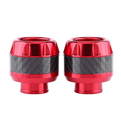 For Honda Grom Fork Slider Gorgeri 1 Pair Of Carbon Fiber Motorcycle Front Fork Frame Sliders Crash Protection(Red) #TOP1