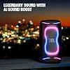 JBL PartyBox 130 - Bocina portátil para fiestas - Negro | Aumenta la energía con el legendario sonido JBL, AI Sound Boost hace que todo golpee más fuerte, espectáculo de luces futurista 6