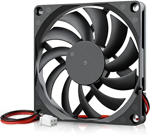 GDSTIME 80mm x 80mm x 10mm 12V Computer Case Brushless DC Cooling Fan 2Pin