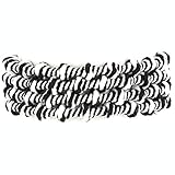 Xtenex - Cordones para zapatos unisex, Blanco/negro, 75 cm