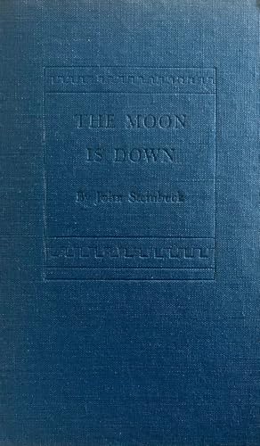 John Steinbeck THE MOON IS DOWN 1942 1stEd, 1st... B084MLNW28 Book Cover