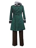 Hetalia: Axis Powers Switzerland Basch Green Halloween Cosplay Costume (Male XS)