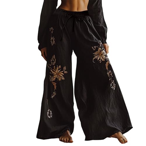 Pantalon ete femme leger fluide respirant et confortable à poches