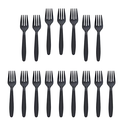 FRCOLOR 48pcs Portable Tableware for Party Disposable Flatware Disposable Dinnerware Metallic Tableware Replacement Balloons Food Forks Party Picnic Forks Dinnerware for Picnic re-usable