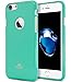 iPhone 7 Case, [Thin Slim] GOOSPERY [Flexible] Pearl Jelly [Perfect Fit] TPU Case [Lightweight] Premium Bumper Cover [Anti-Yellowing & Discoloring Finish] for Apple iPhone 7 (4.7") - Mint Green