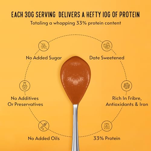 Image of Brawny Bear Flavoured Peanut Butter Combo - Classic, Crunchy, High Protein Peanut Chocolate Flavour, 100% Natural Sweetened with Dates, Vegan, No Added Sugar & Preservative Pack of 3-500 gm each