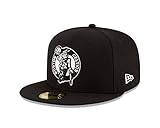 New Era NBA Black & White 59Fifty Fitted Cap, 7.375