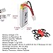 sea jump Accessories 5PCS 3.7V 180mah Lithium Battery with 5in1 Charger for A20 A20W Four-axis Aircraft Remote Control Helicopter Spare Parts
