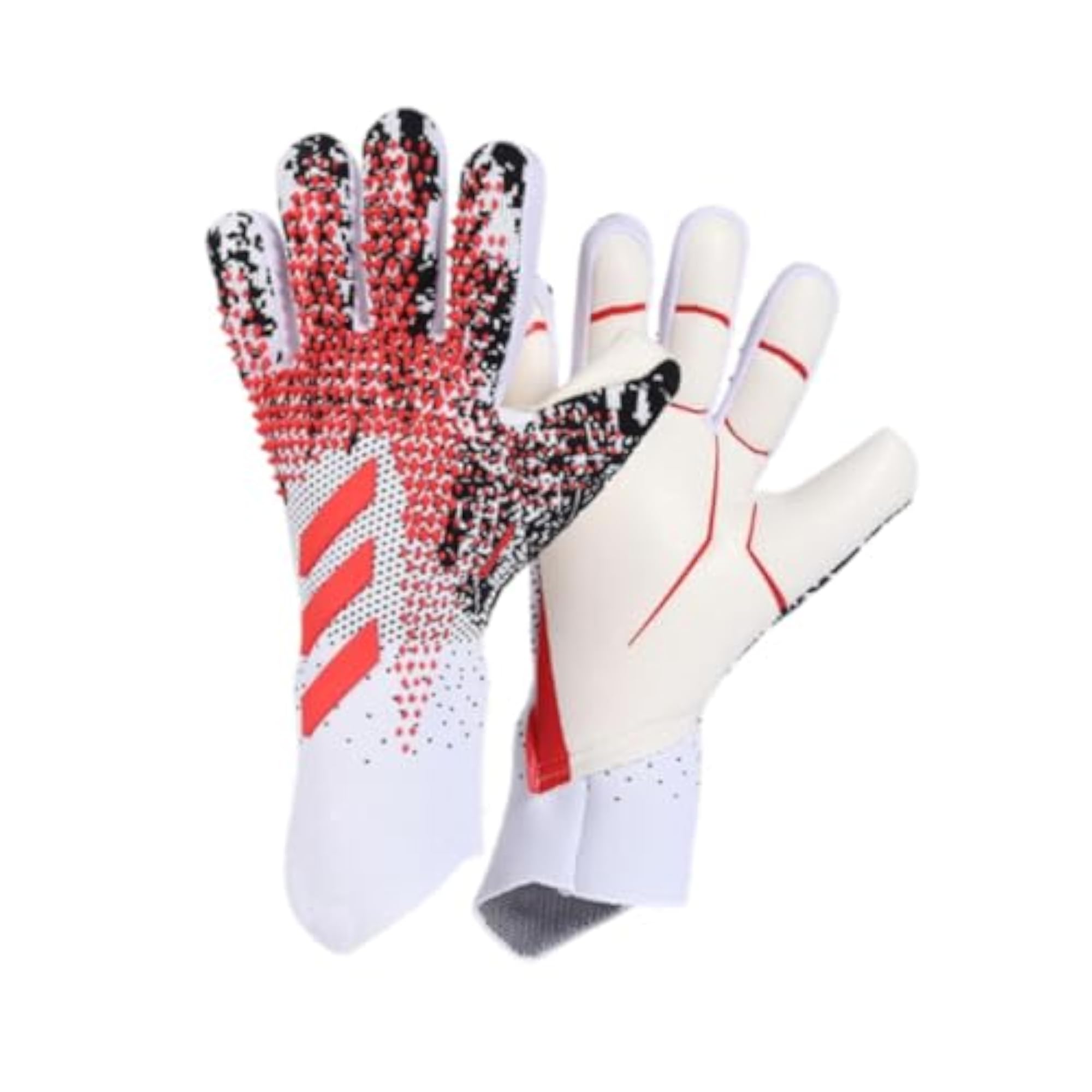 Kids Goalkeeper Gloves, Red, Size 8