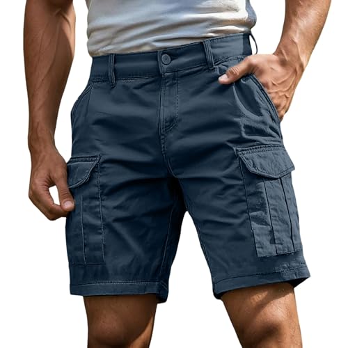 Pantalon cargo étanche homme à multipoches avec cordon de serrage pratique