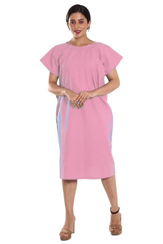 See full amazon price history chart for adhyah TrendyUniform Patient Gown for Maternity Specially for Pregnant Womens with Press Buttons,Knee Length, Openable On Both Side,Cotton Blend Material (Pink) adhyah TrendyUniform Patient Gown for Maternity Specially for Pregnant Womens with Press Buttons,Knee Length, Openable On Both Side,Cotton Blend Material (Pink) (B0CMJ9CNCT) Amazon Price History, Amazon Price Tracker