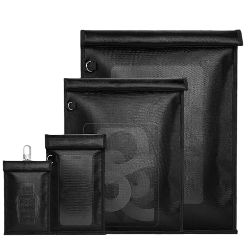 Bolsas de protección de señal RFID retardante de llama y funda Faraday antirrastreo
