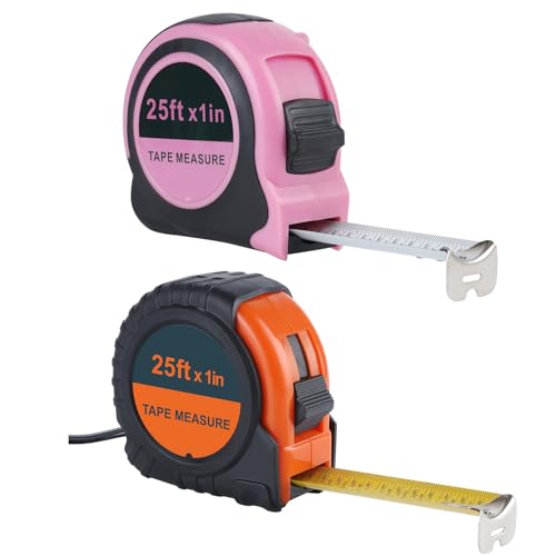 Cinta métrica retráctil Lichamp 25 pies, pack de 2 miniatura 1