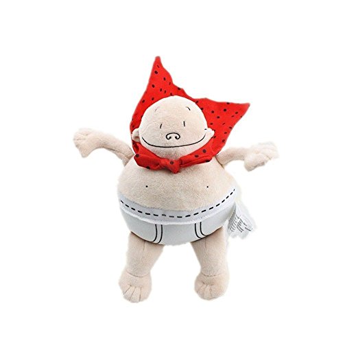 MerryMakers Captain Underpants Plush Action Doll, 8-Inch
