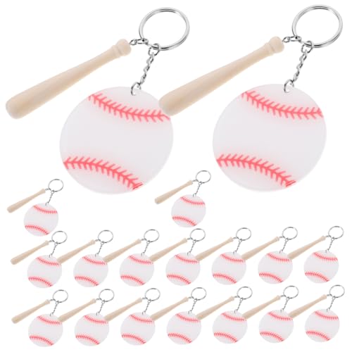 Porte clés baseball acrylique : ne perdez plus vos clés de sport