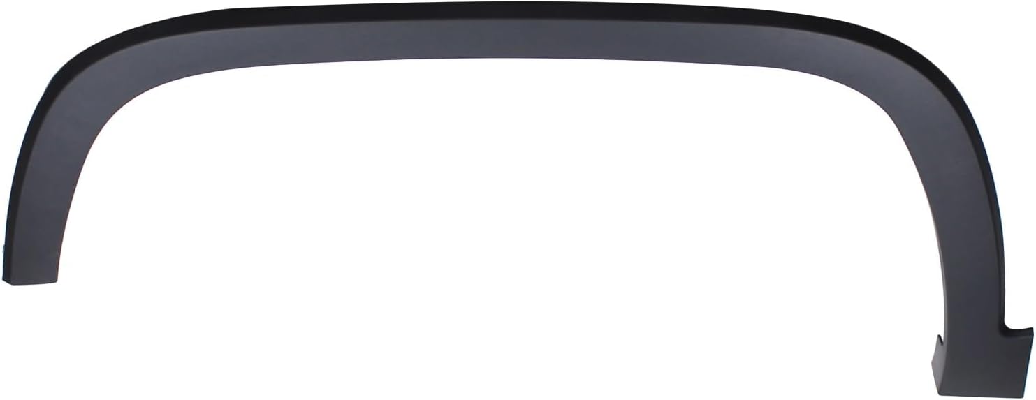 Front Driver and Passenger Side Wheel Fender Flare Molding with Clips for Jeep Cherokee 2014-2018