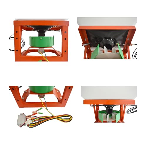 Difusor eléctrico frontal para ATV, 265 lb, 12V/24V motor miniatura 7