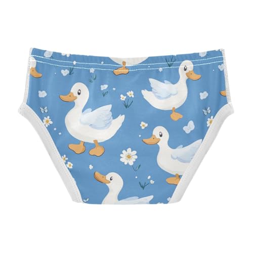 Wusikd Cute Duck Boys' Underwear Cotton Blue Boys Briefs Soft Toddler Underwear 2T2