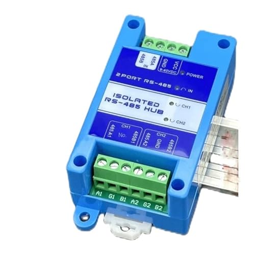 1Pcs Industrial Grade 2CH 4CH 8CH RS485 Hub Full/Photoelectric Isolation Distributor Bus Division Expansion Protection(4CH 6004)