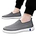 Men's Casual Summer Breathable Comfortable Fashion Sneakers Lightweight Walking Shoes for Daily Wear Travel (Grey, 10.5)