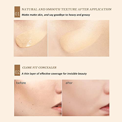 Full Cover Concealer Palette,Tri-Color Concealer Make Up ,Corrects Dark Circles Red Marks Scars& Softens Fine Lines,Highlight Contours Waterproof Long Lasting Concealer Matte Foundation #TOP5