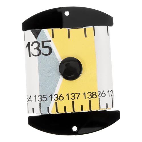 Yardwe 2pcs Fishing Ruler Fish Measure Tool Crappie Measuring Device Plastic Ruler Fish Tape Measure