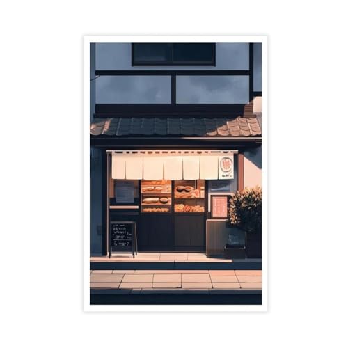 Poster japonais Ramen Shop deco murale salon chambre adulte impression toile 60x90