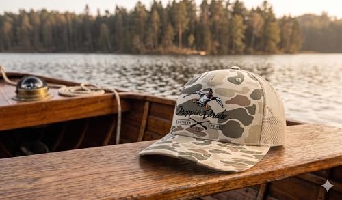 Image of Mallard Duck and Gun X Logo Mesh Back Trucker