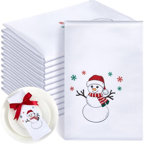 Panelee 12 Stück 43 x 43 cm Weihnachten Servietten Weiche Bequeme...