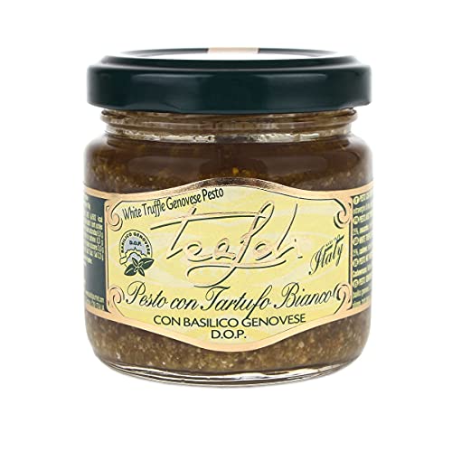 Tealdi, Pesto mit weißem Trüffel und Basilikum Genovese, aus Italien, 80 g