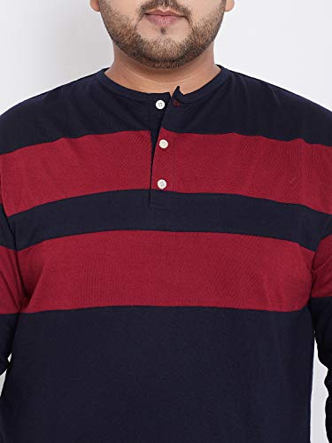 Image of Bigbanana Plus Size Men's Henley T-Shirt