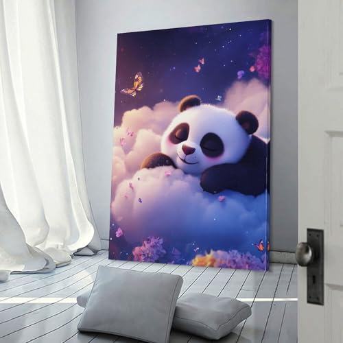 Peintures Sur Toile Panda Éco-Impression HD Durable 30x45cm - 3