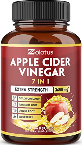 Zolotus-7-in-1-Apple-Cider-Vinegar-Capsules-Equivalent-to-3650mg-3-Month-Supply-with-Ceylon-Cinnamon-Ginger-Root-Turmeric-Elderberry-Best-Supplement-for-Digestion-Immune