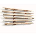 Bora Portamate PBR-001 Wood Organizer and Lumber Storage Metal Rack with 6-Level Wall Mount - Indoor and Outdoor Use