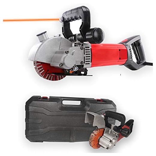 HYJ 5200W Wall Grove Cutting Machine Wall Chaser Machine One-time Forming Dustless Wall Line Wire Slotting Marble Concrete Cutting machine-AC 220V