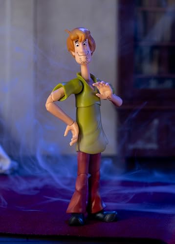 Jada Scooby-Doo! Wave 1 Shaggy actiefiguur - 1:12 Deluxe Scale Toys - 15 cm hoog, volledig gearticuleerd, verzamelverpakking