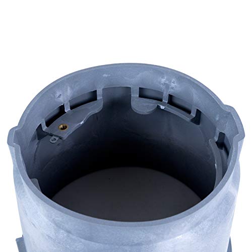 Adamax 910 Electrical Splice Box with 10-Inch Diameter, 1-Piece